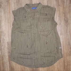 “Wino” Olive Blouse